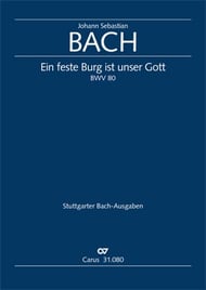 Cantata No. 80 Orchestra Scores/Parts sheet music cover